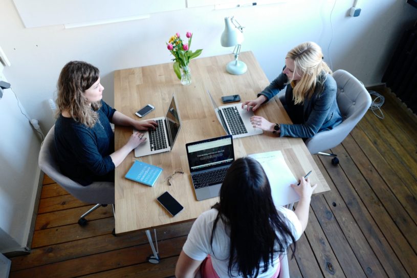 Women in FinTech workplace environment