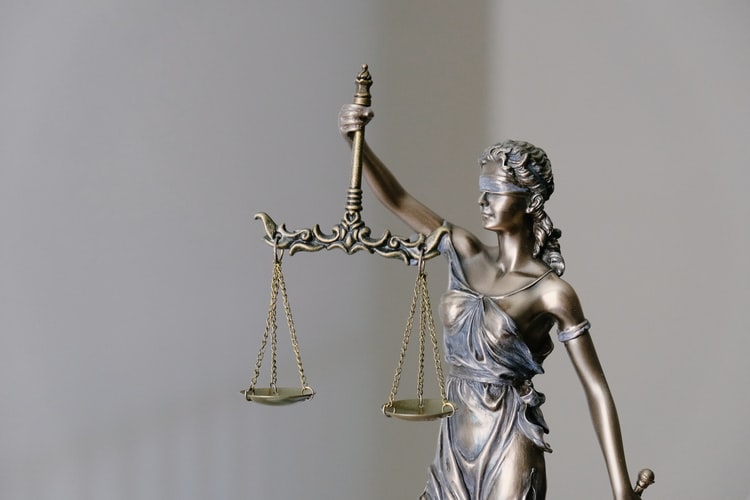 The Statue of the Iconic Scale of Justice