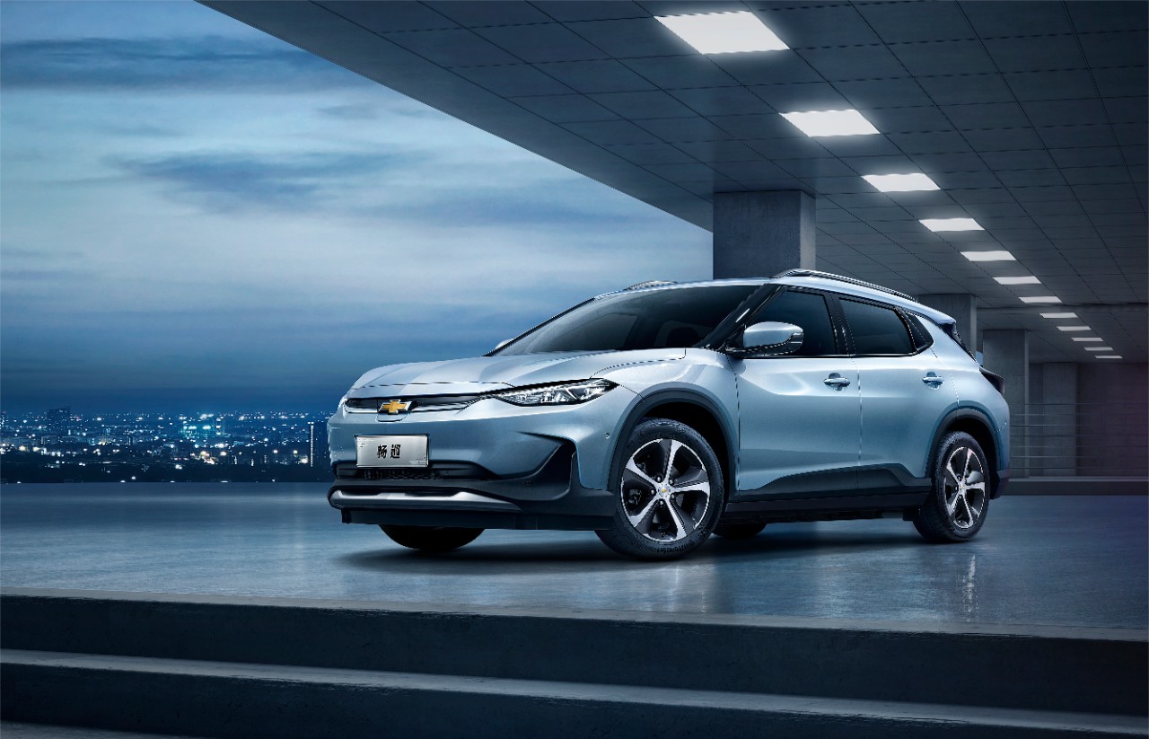 New Chevy Menio model showcased for the Chinese market.