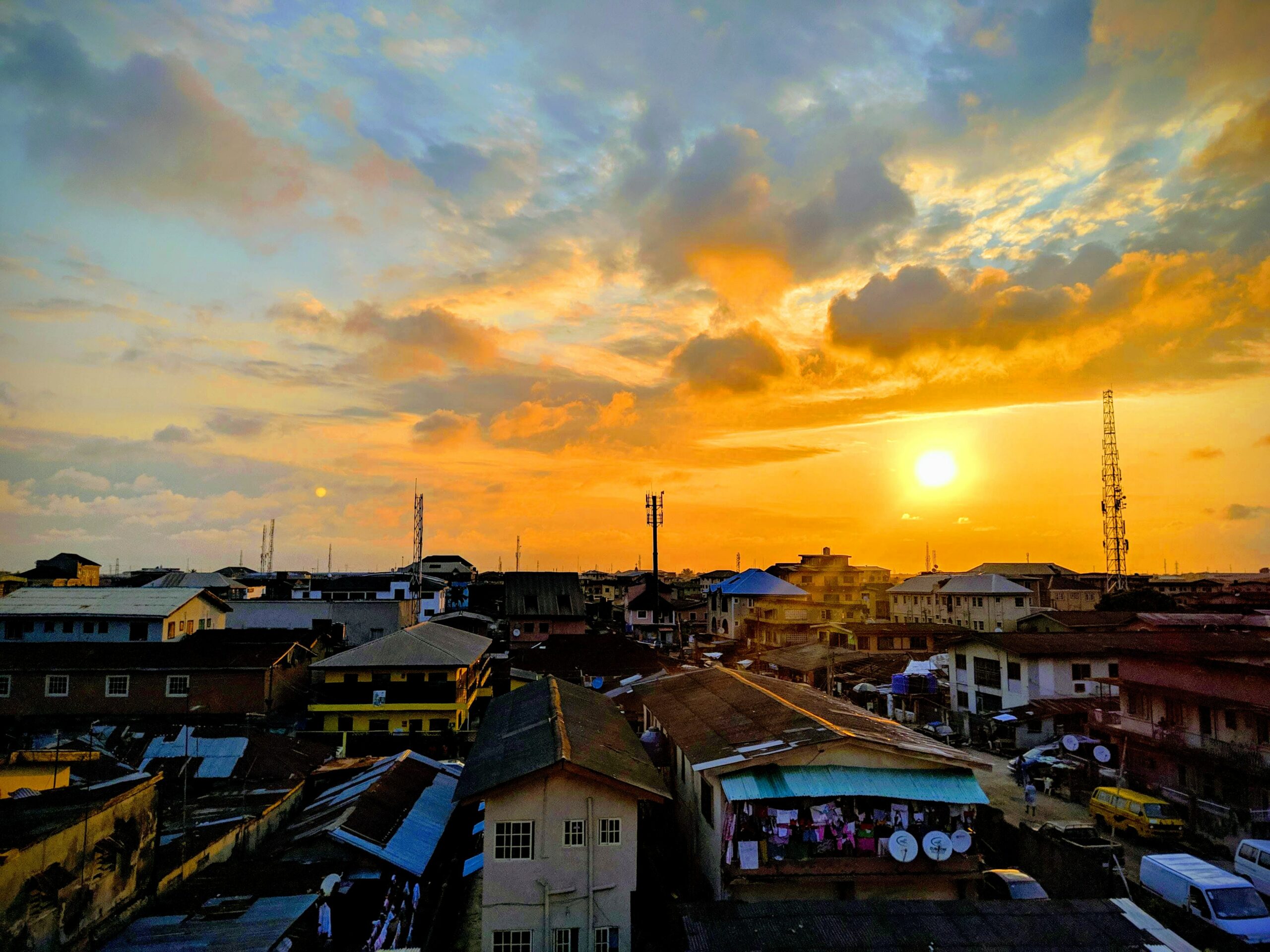 Image of the City of Lagos, in Nigeria, signifying how the country relies on Bitcoin in many ways