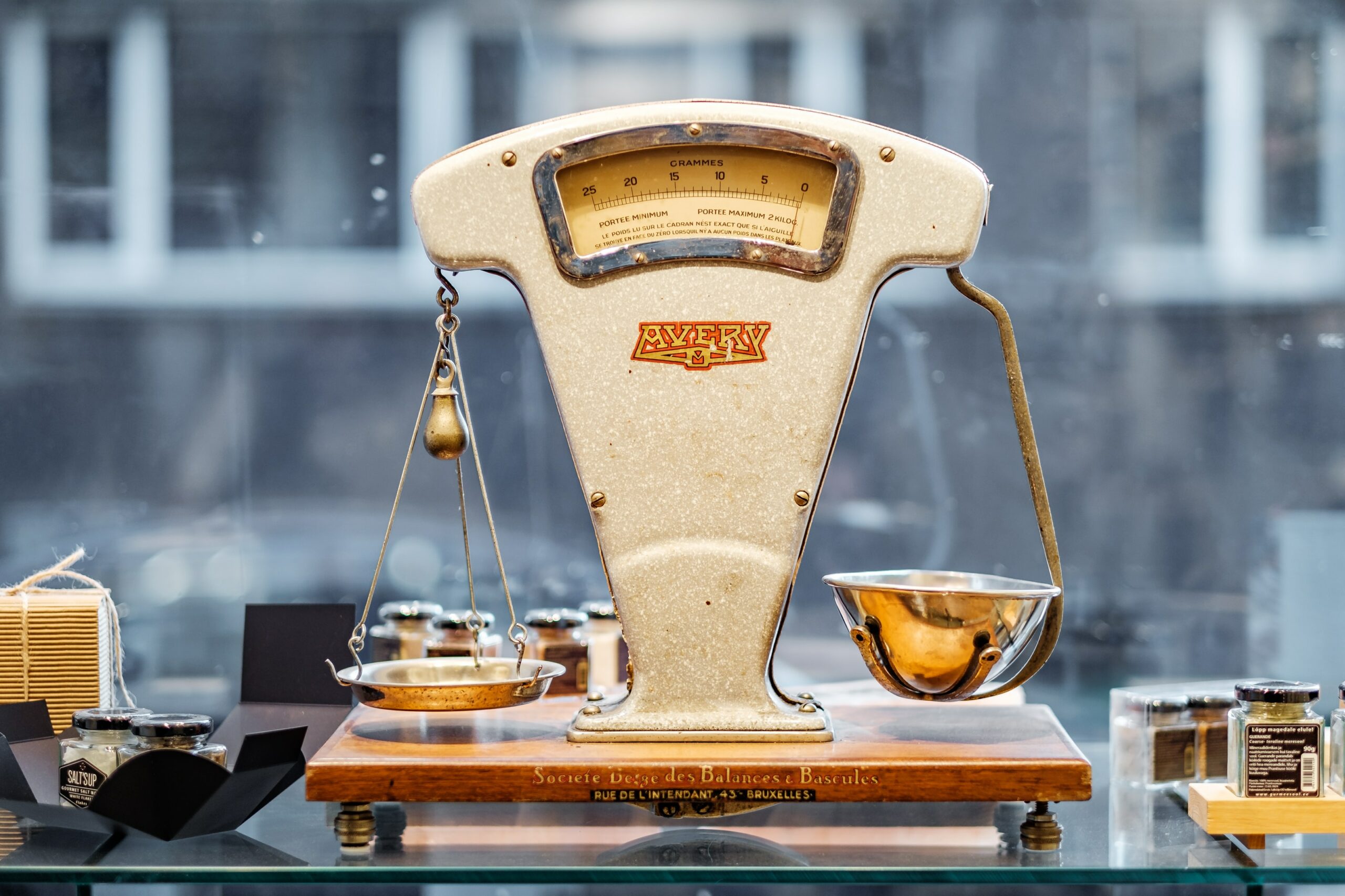 Image of weighing scales, to signify how stablecoins are meant to equal the same value as the asset they are associated with.