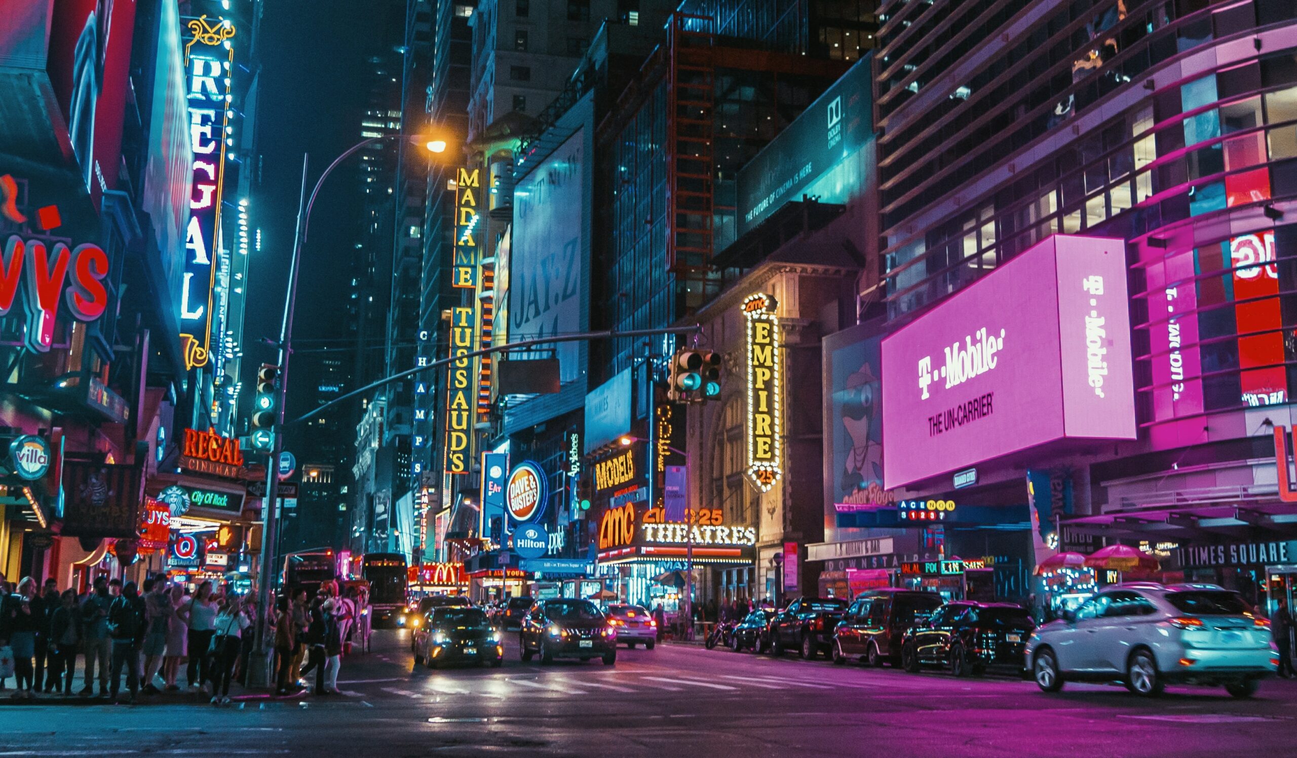 AMC movie theater in New York City.