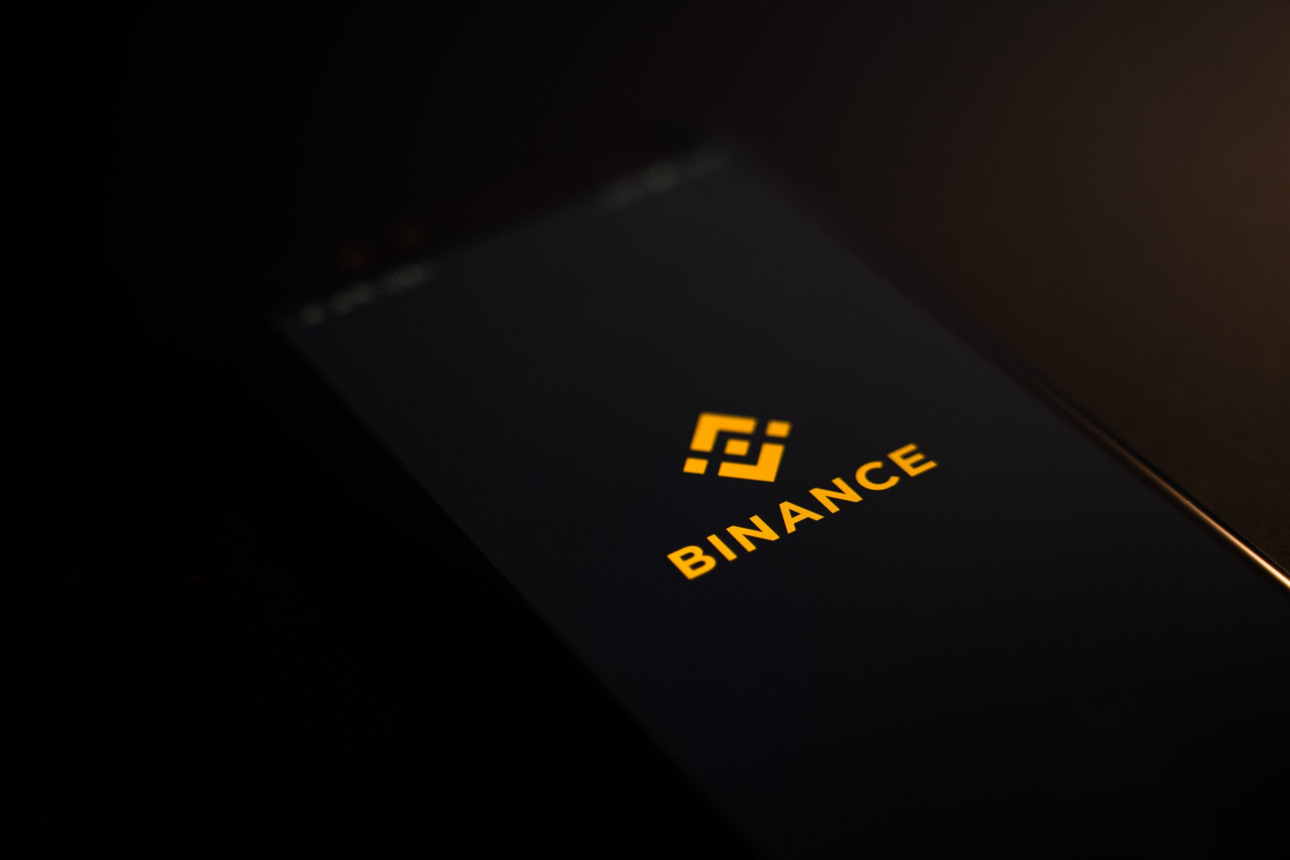 Image of the Binance app, as this is the company the article relates to