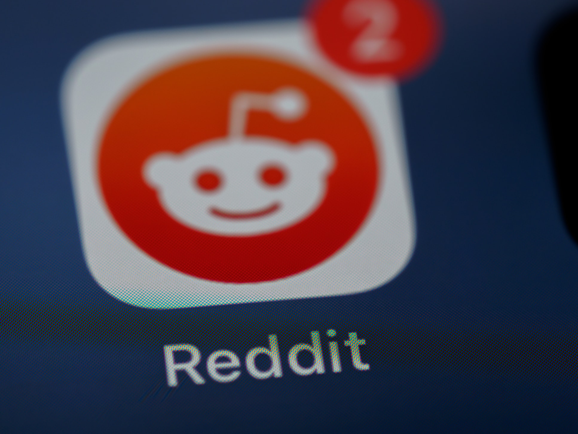 Image of the Reddit App, the birthplace of the WSB community