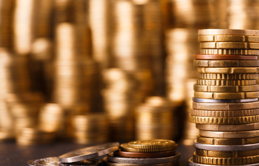 Image of piles of coins