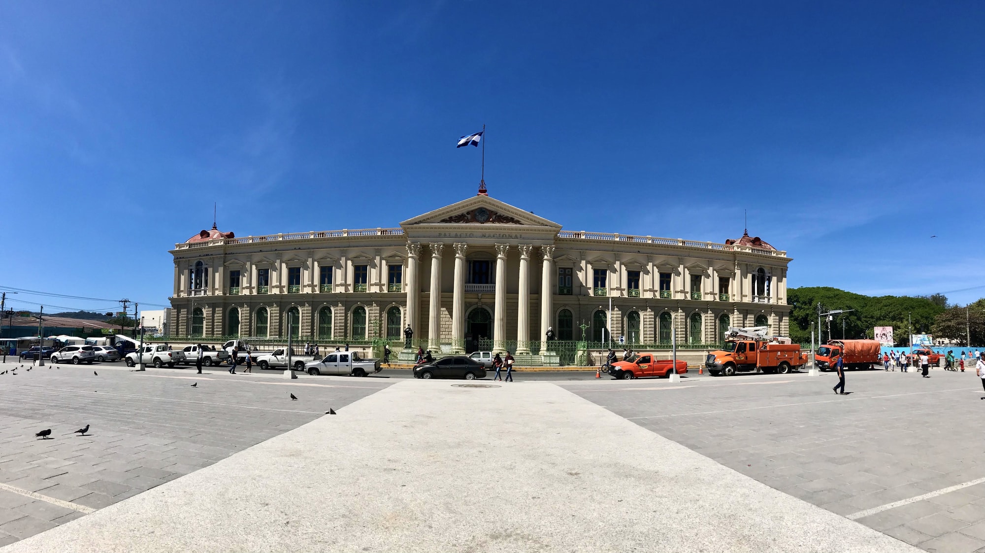 Plaza Gerardo Barrios, the center of San Salvador, the capital of El Salvador