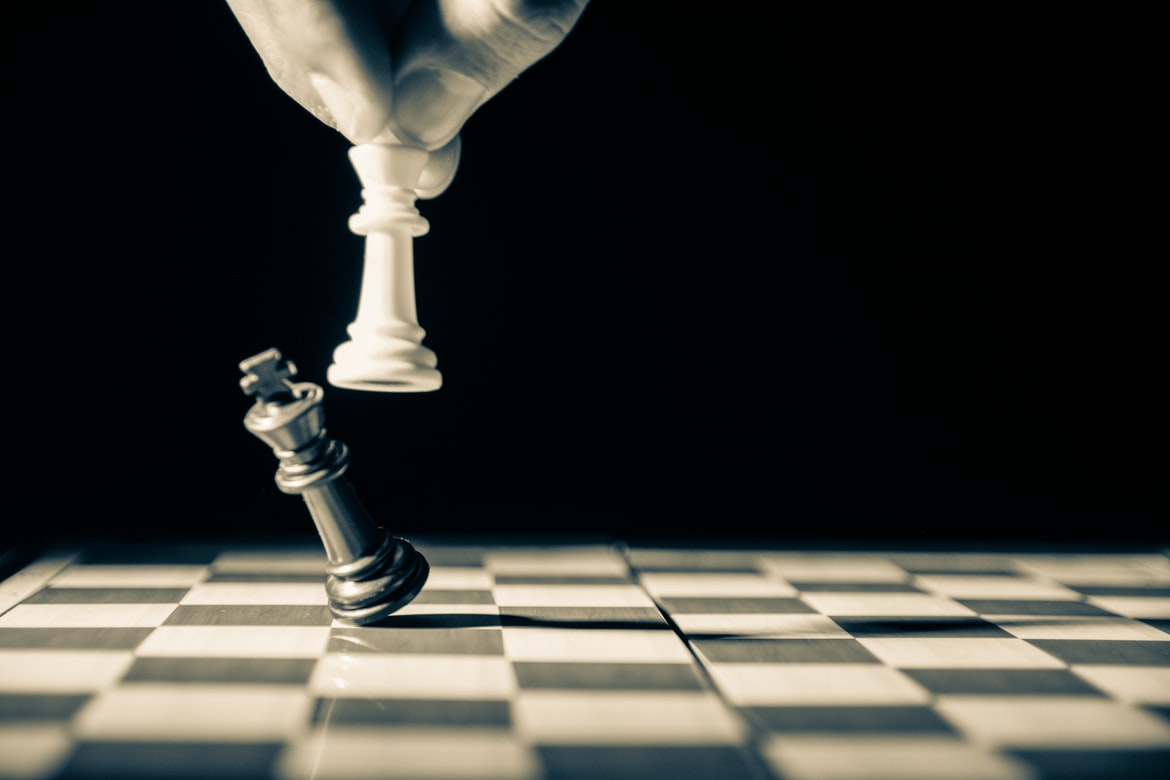 Image of a chess match, to signify the complexity of the SEC's activity at the moment