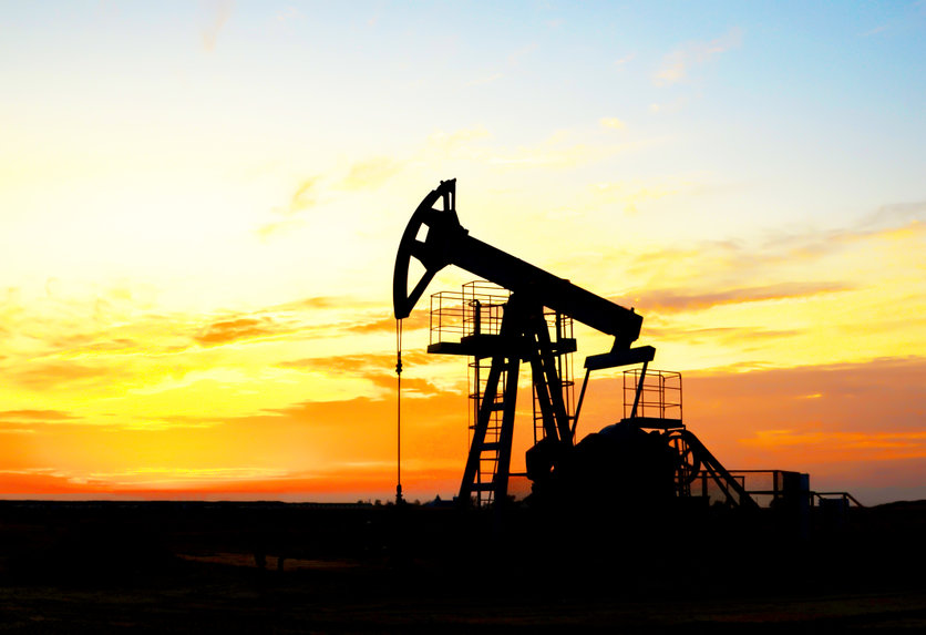 Image of a crude oil pump