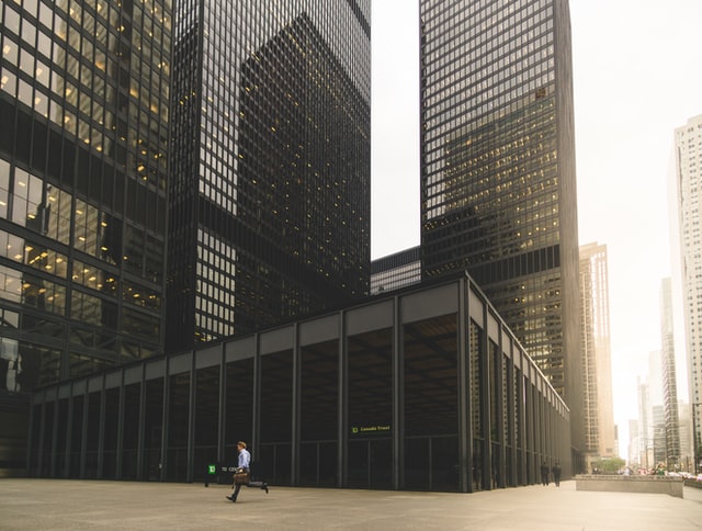 Image of a financial district