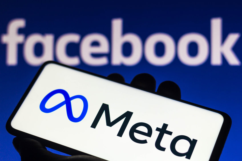 Image of Meta and Facebook branding