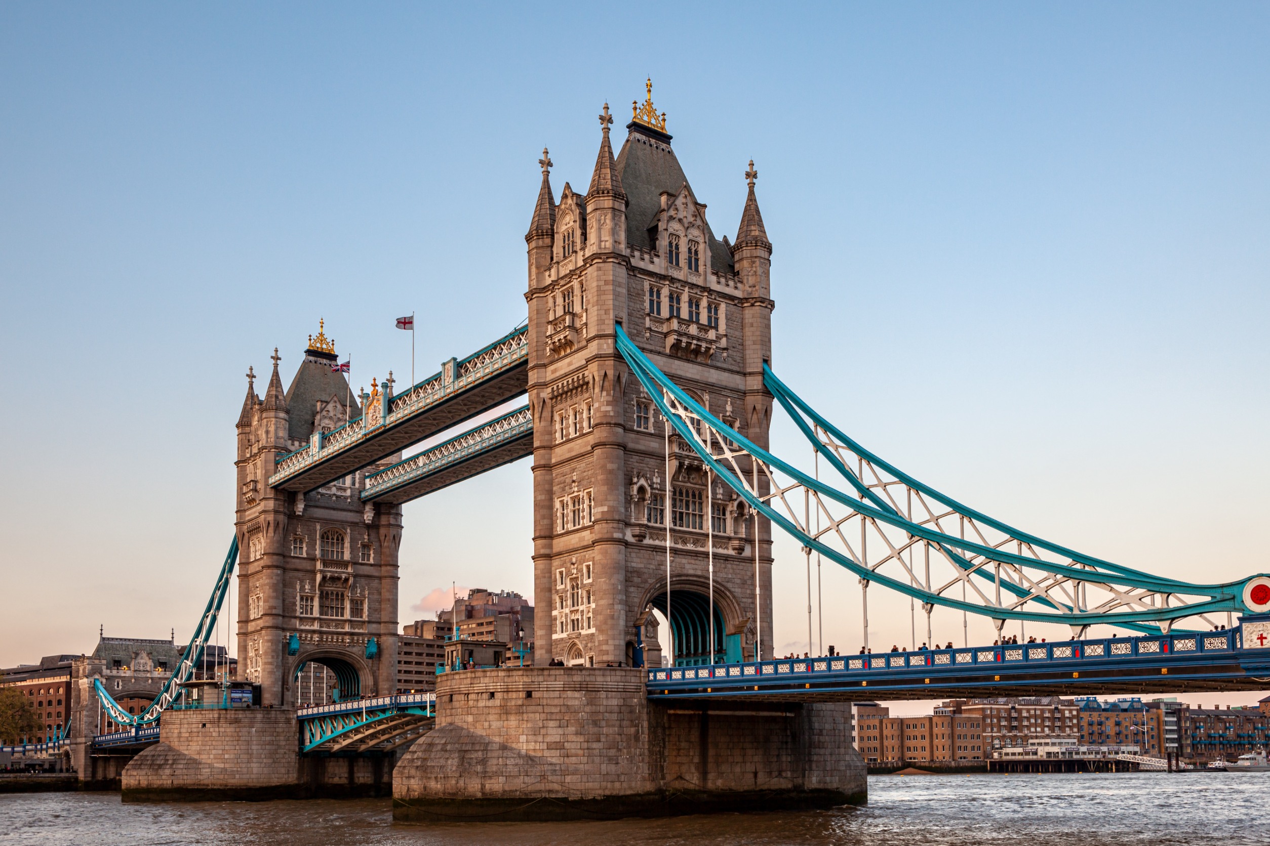 The Tower Bridge of London in England