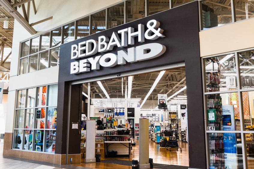 An image of a Bed, Bath and Beyond storefront
