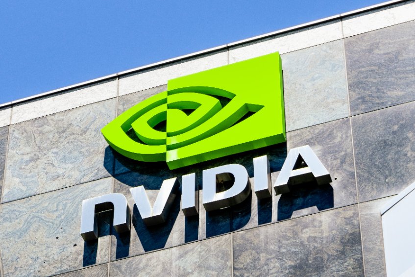 Nvidia's Logo on its office building