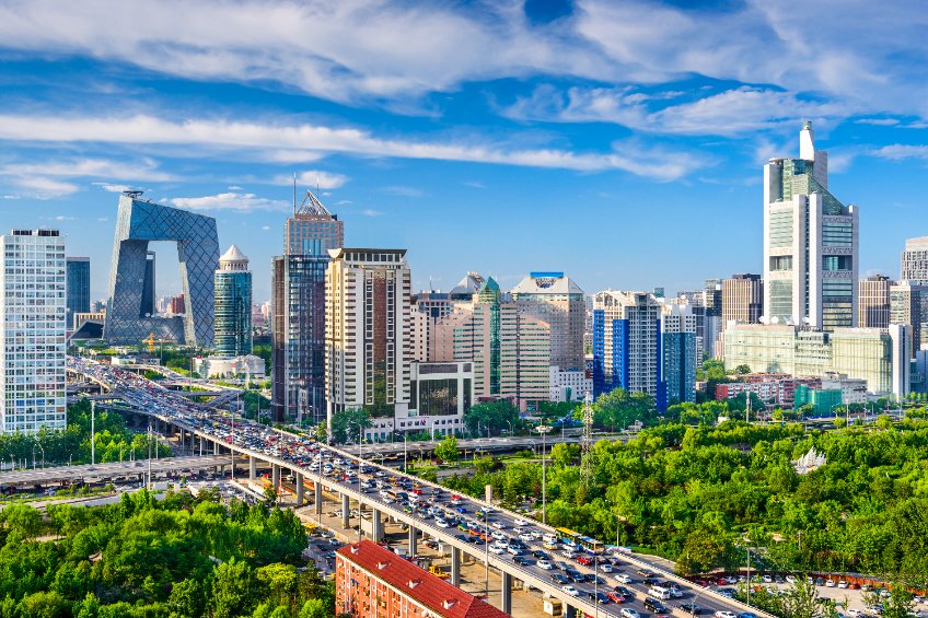 Image of the skyline of Beijing, China