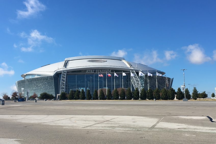Image of AT&T Stadium, home to Dallas Cowboys