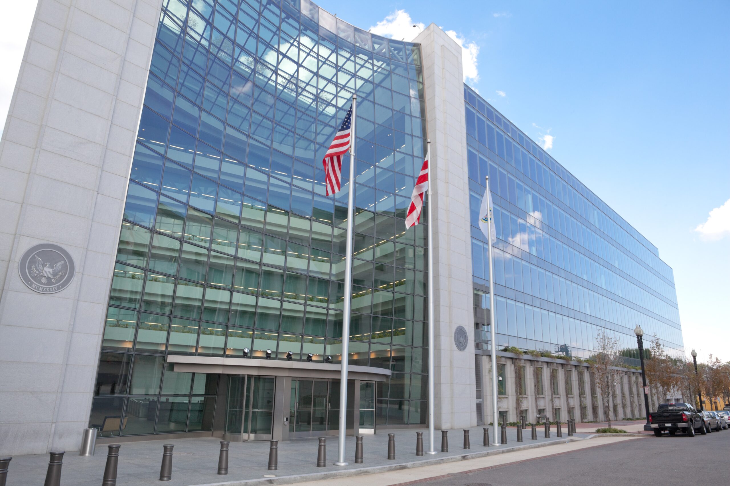 The SEC building viewed from the front