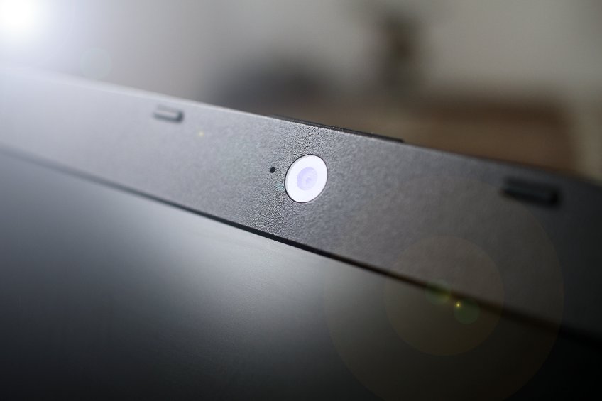 Web camera on laptop