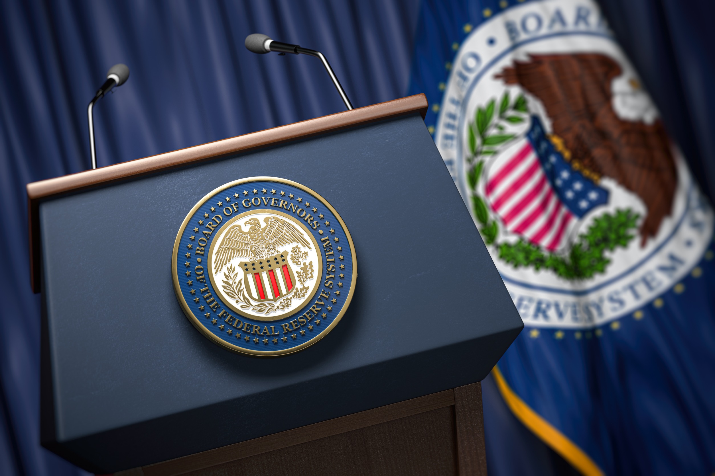 FED speaker's podium
