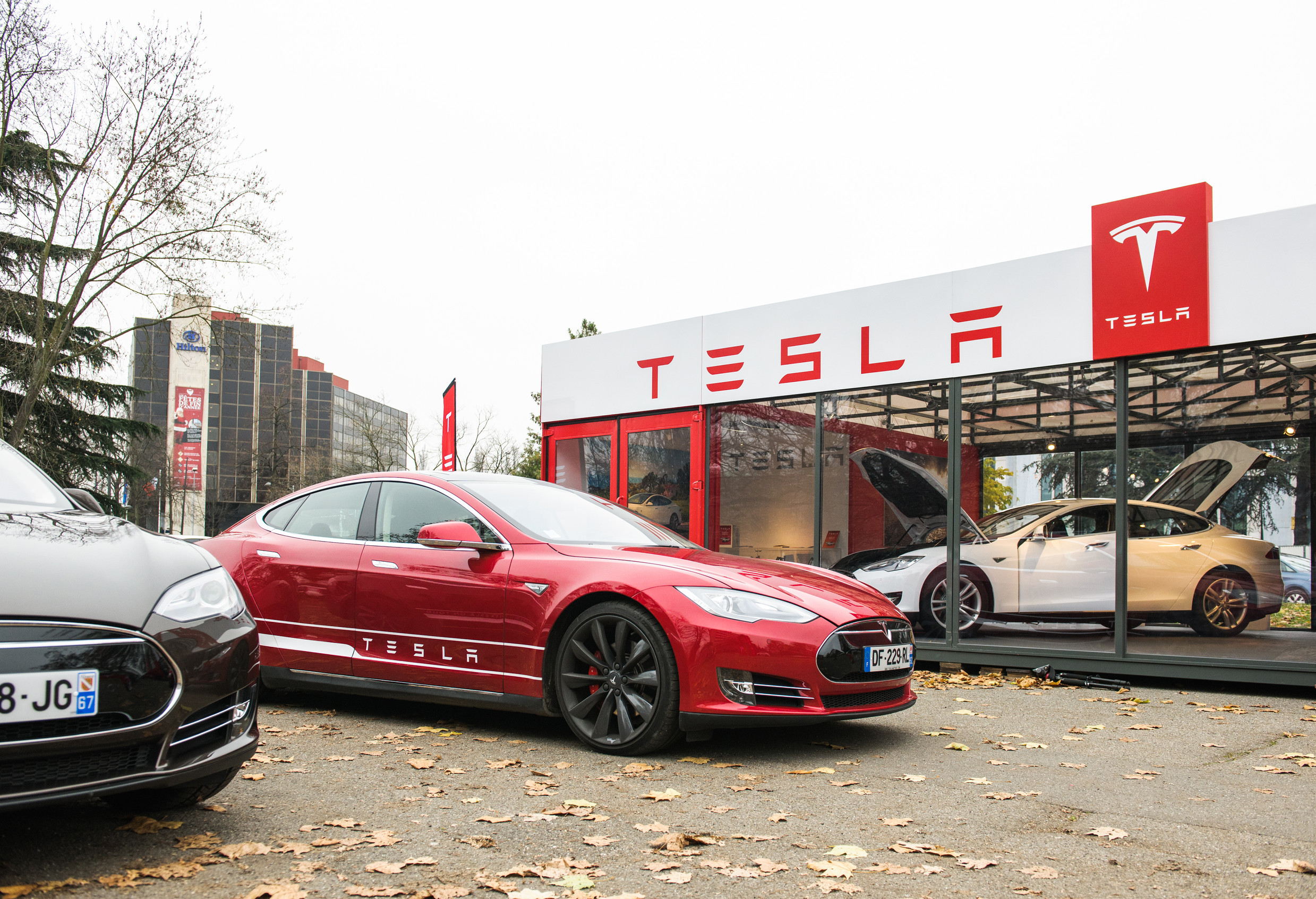 Tesla's Stock Dips as European Sales Fall 45% Despite Growing EV Demand