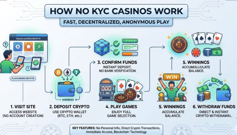 How no kyc casinos work