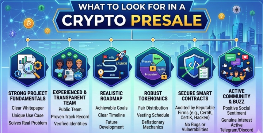 what to look for in crypto presale