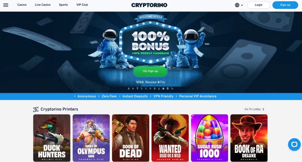 Cryptorino football sports betting site